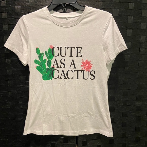 Cute As A Cactus Tshirt - Picture 2 of 5